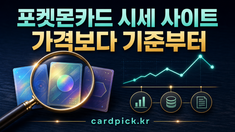 포켓몬카드 시세 사이트 고르는 법: 국내 거래가와 해외 참고가 차이