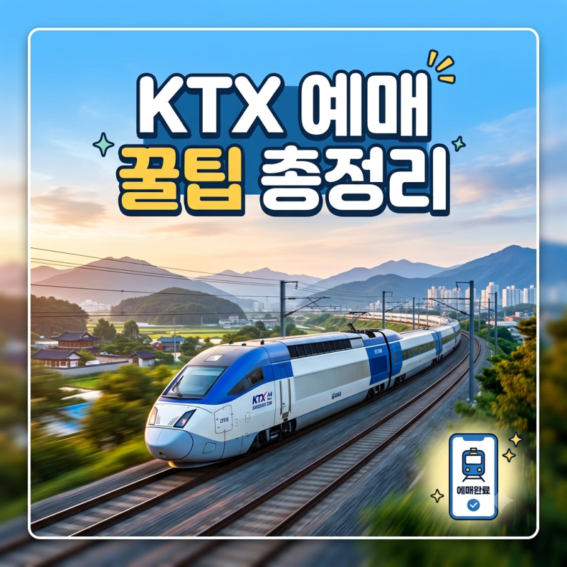 KTX 예매 명당자리ㅣ콘센트 좌석, 넓은 좌석 등 꿀팁