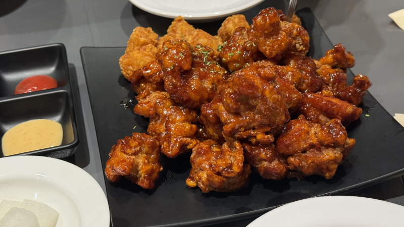 [천년닭강정 마포점] 공덕역 닭강정 맛집, 마포 닭강정 맛집｜반반 닭강정에 로제떡볶이 조....