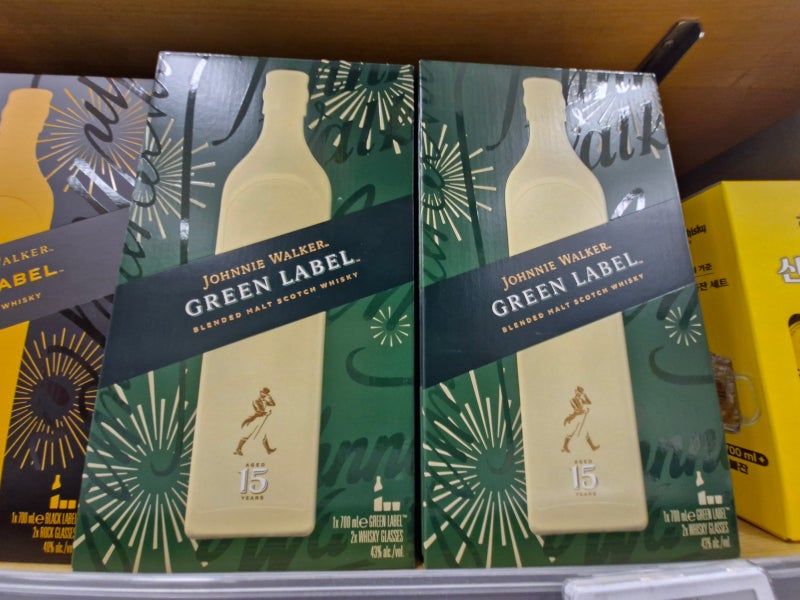 그레인 없이 몰트만 섞었다? 이마트 조니워커 그린라벨 15년 잔세트 69,800원 (9/25까지)