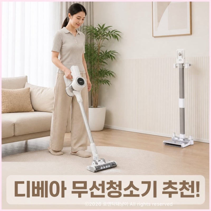디베아 차이슨 무선 청소기 후기가 19000개인 이유가 있었네요