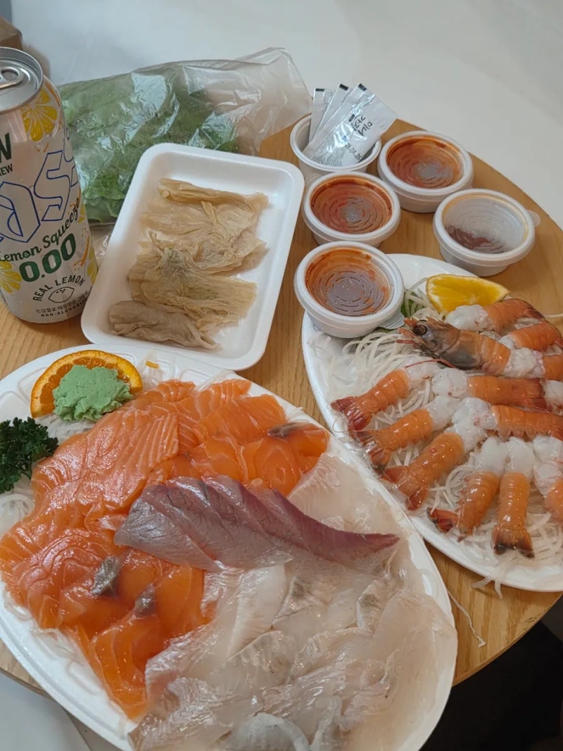 제주도 서귀포 올레시장 회포장 "싱싱올레" 가성비 딱새우 맛집