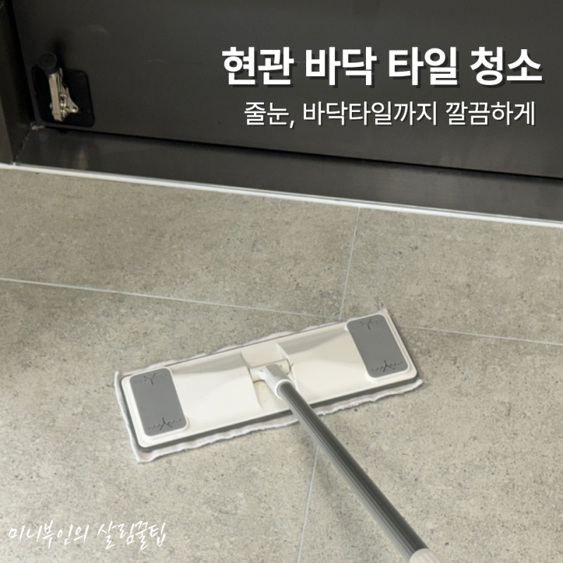 돈 들어오는 현관은 따로 있다? 현관 바닥 타일부터 싹 청소했어요