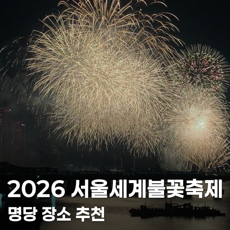 9월 5일 서울세계불꽃축제 | 여의도 불꽃축제 명당 BEST 장소