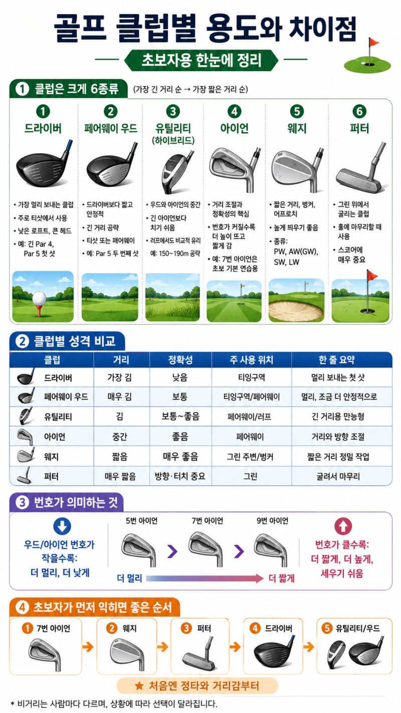 [정리] 골프 중계, 스크린골프, 첫 라운딩에서 들리는 외계어 해석본_골린이용