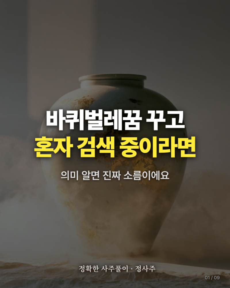 바퀴벌레꿈 해몽 풀이 총정리