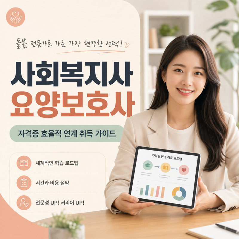사회복지사 요양보호사 자격증 취득 혜택 모르고 시작했다가 실습에서 막히는 이유