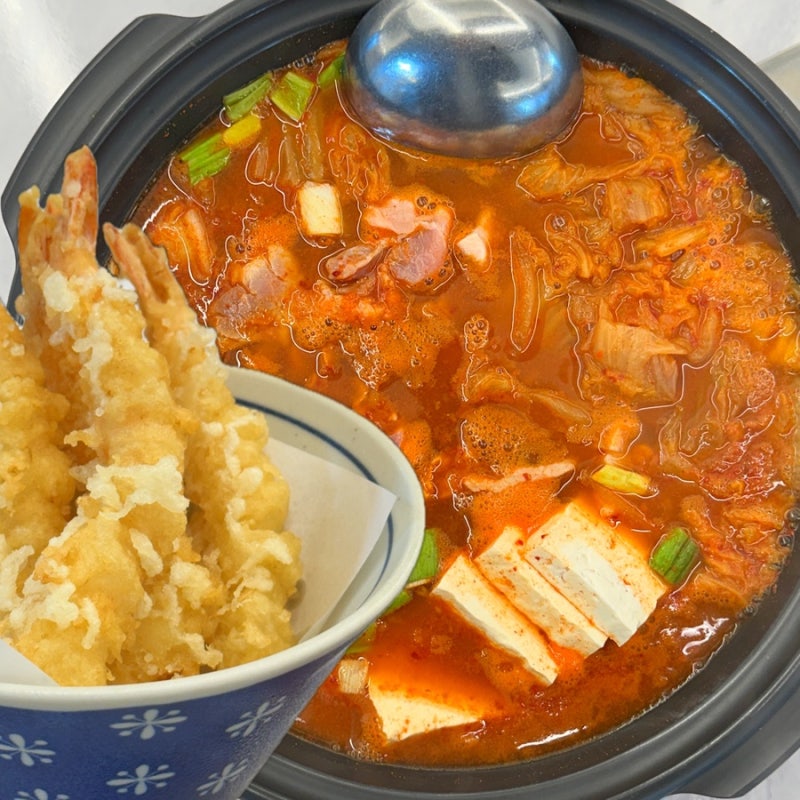원주 반곡동 맛집 눈꽃두번째이야기 새우소바 김치찌개