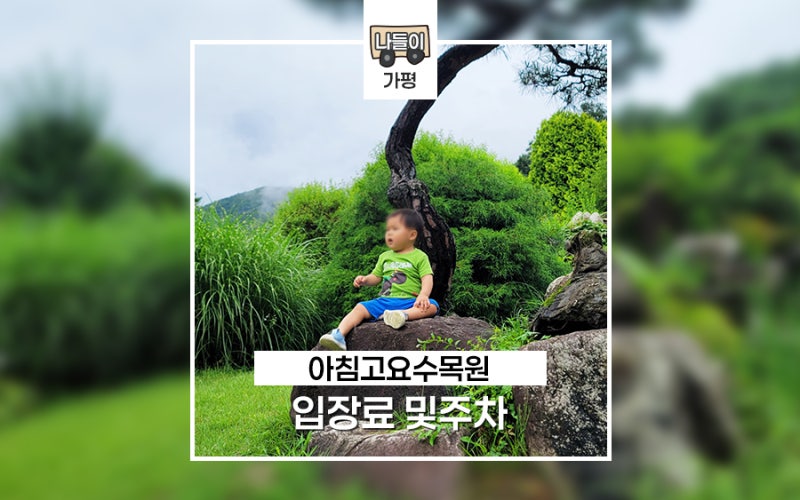가평 비오는날 가기좋은 아침고요수목원 입장료 및 주차