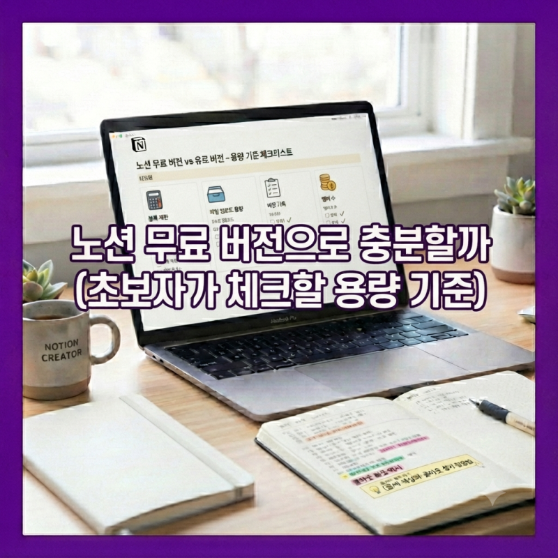 노션 무료 버전으로 충분할까 초보자가 체크할 용량 기준