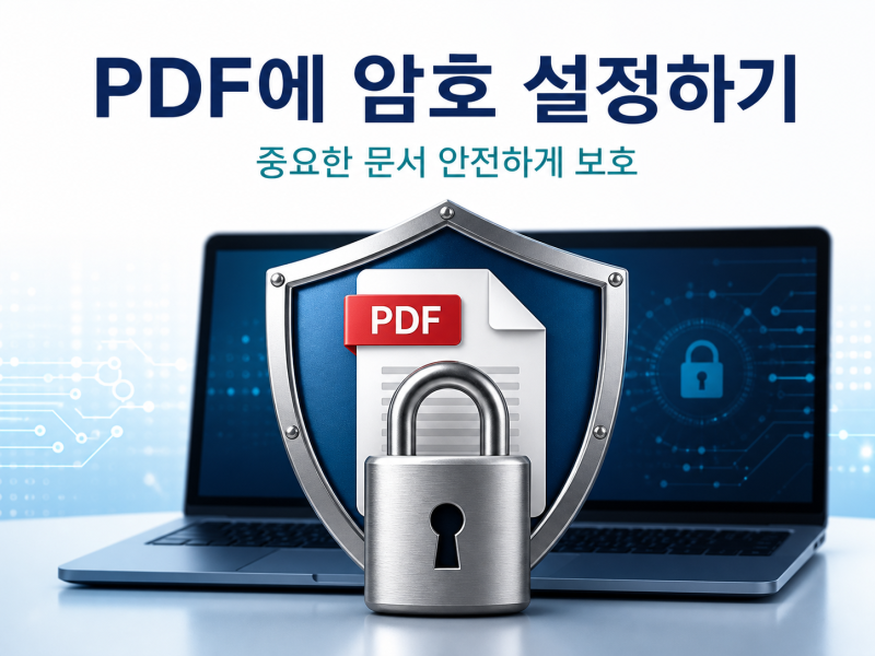 PDF에 암호 설정하는 방법｜중요한 문서 비밀번호로 보호하기