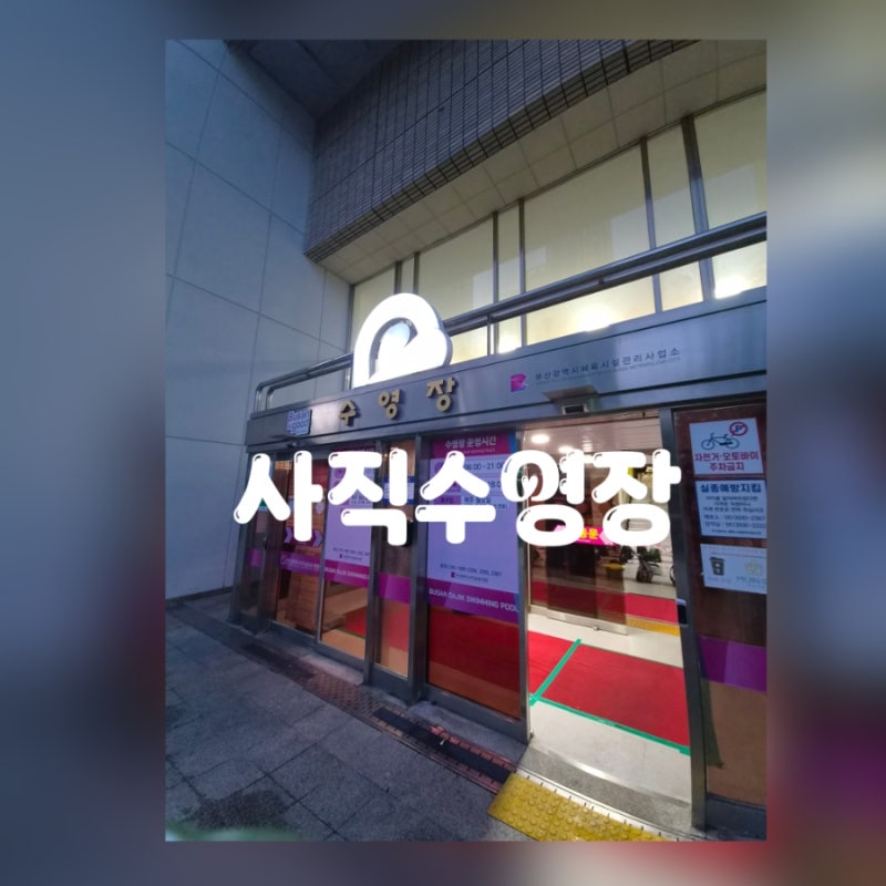 부산 사직 수영장 자유수영 후기｜일요일 아침 6시 첫 타임, 주차부터 이용료까지 ♀️