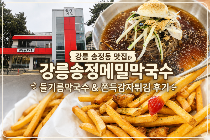 강릉막국수 맛집 -송정메밀막국수 후기