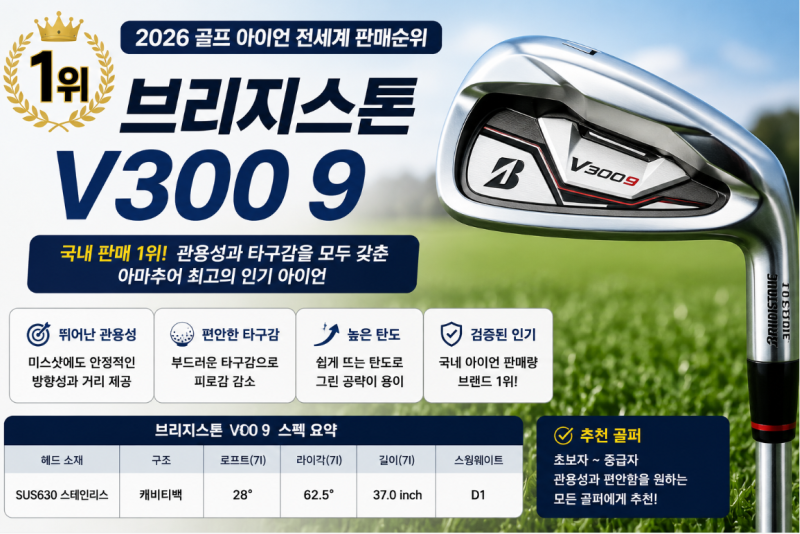 골프 아이언 추천 TOP10｜2026년 인기 아이언 순위와 브랜드별 특징 총정리2026 골프 아이언 판....
