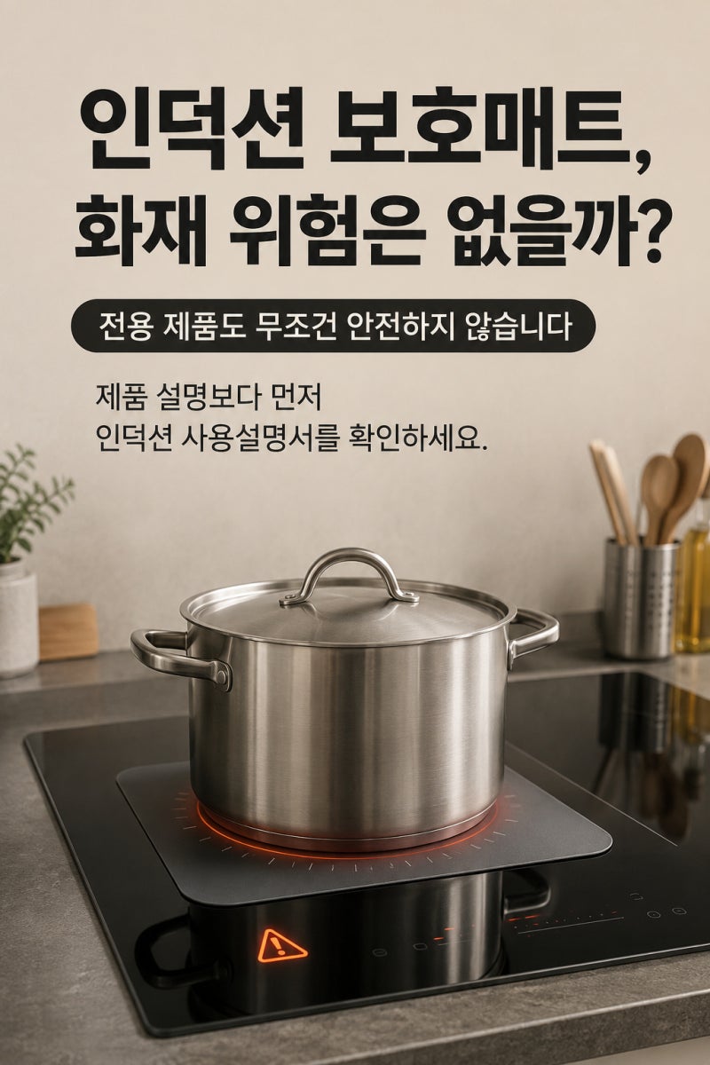 인덕션 보호매트, 화재 위험은 없을까?