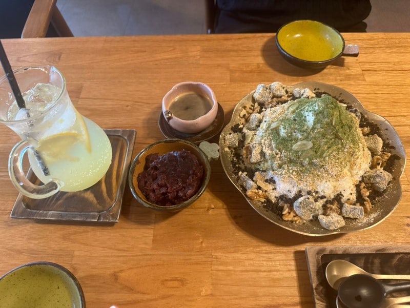 남양주 이색카페 추천 옹기찻집｜인절미 팥빙수
