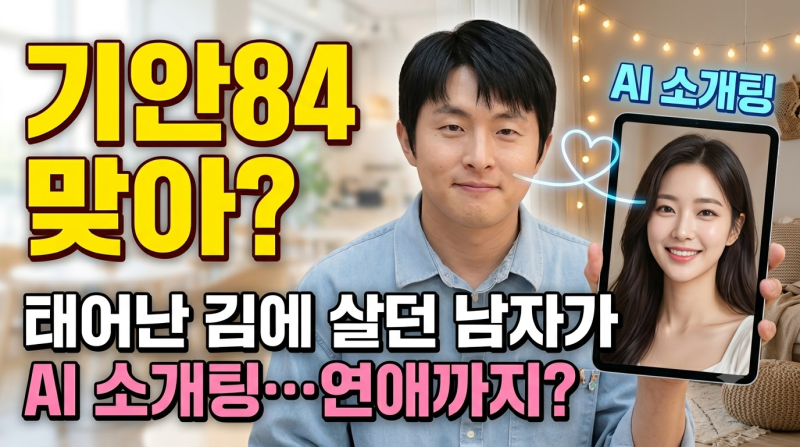 Is This Really Giaan84, Who 'Lives as He Was Born'? From Cooking to AI Blind Dates... Now Even Romance?