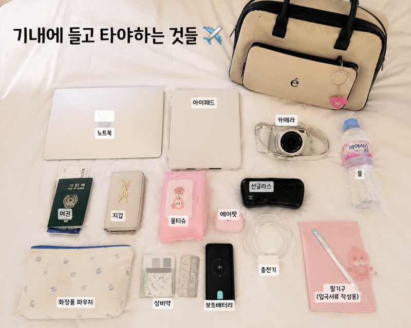 기내에 들고 타도 될까? 헷갈리는 기내 반입 가능·불가능 물품 총정리
