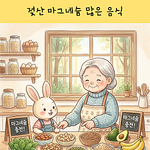 젖산 마그네슘 많은 음식으로 하루 권장량 채우는 법