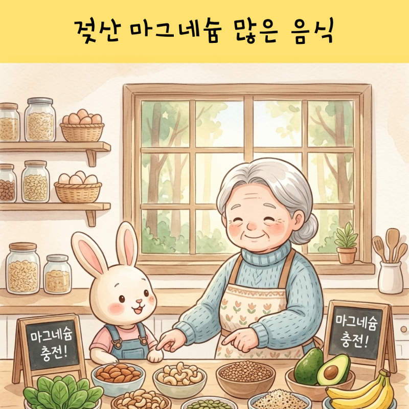젖산 마그네슘 많은 음식으로 하루 권장량 채우는 법