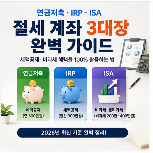 연금저축과 IRP 세액공제율이 다르다는 사실, 절세 계좌 3대장 순서 정할 때 놓치기 쉬운 부분