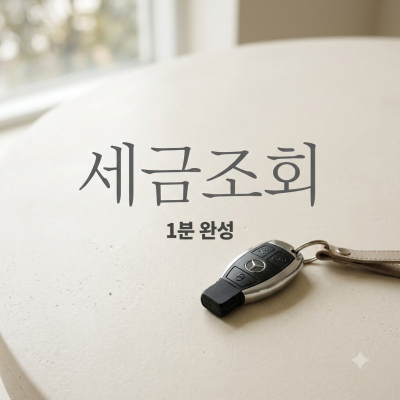 "설마 미납?" 자동차세납부조회 1분 만에 끝내는 법, 안 하면 번호판 영치까지..