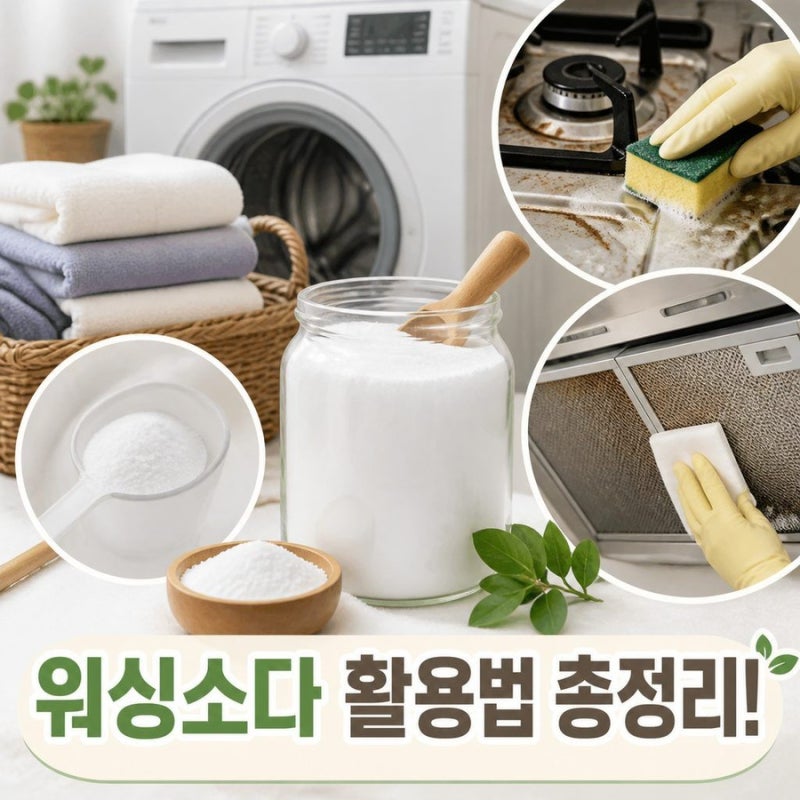 워싱소다 사용법 요약 정리