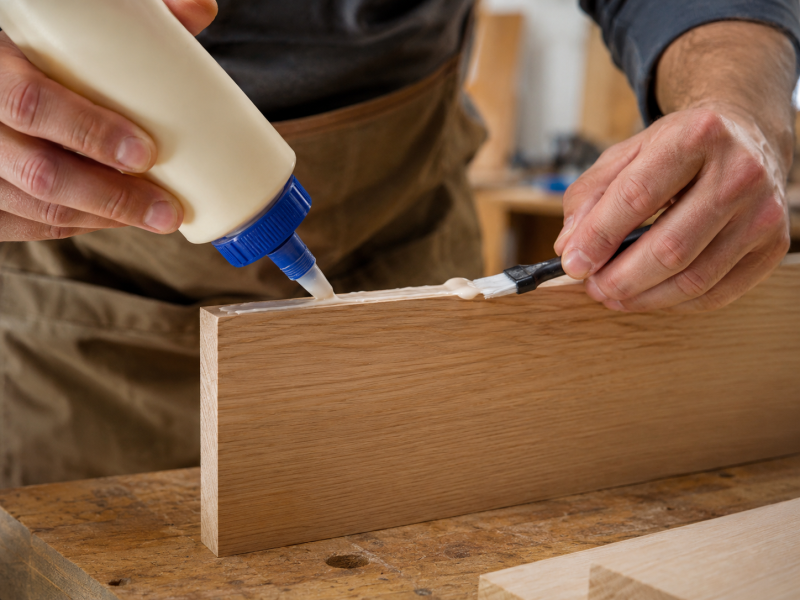 [100일 목공 DIY #21] 목공용 본드는 어떻게 사용할까? 목공접착제 바르는 양과 클램프 사용법