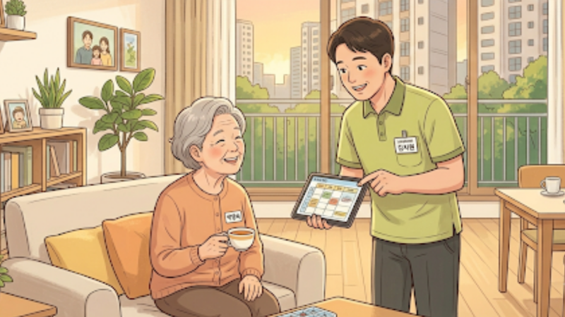 중년일자리 중장년알바로 노인생활지원사자격증 어때?