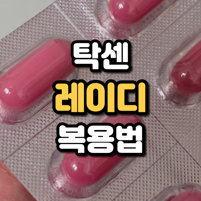 탁센 레이디 복용법 2알 공복 빈속에 먹으면 안 되는 이유 효과 두통 가격