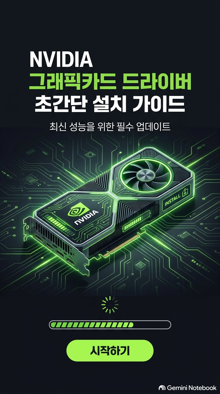 ️ 초보자도 5분 만에 끝내는 NVIDIA 그래픽 카드 드라이버 설치 방법 (GeForce Experience 완벽 가이....