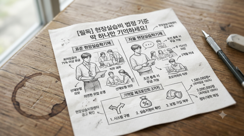 대학생 현장실습비, 최저임금의 몇 %까지 나올까? (국비 매칭 총정리)