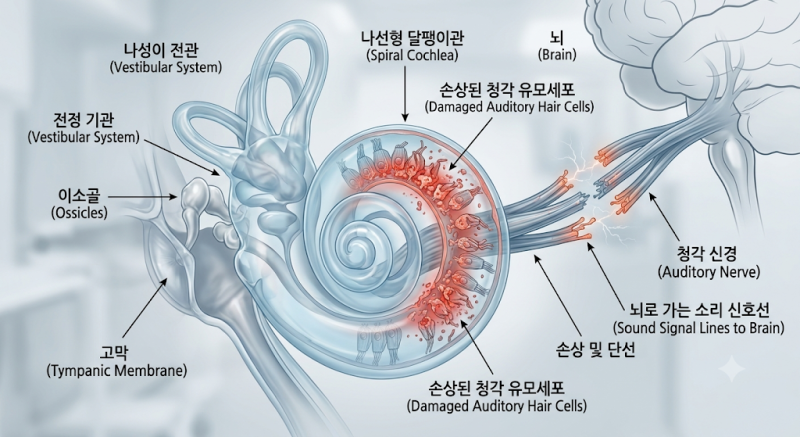 돌발성 난청 증상 3가지 응급 신호와 귀 먹먹함 청력에 좋은 음식 예방 생활 수칙