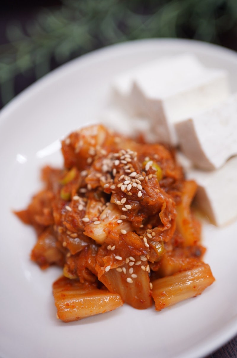 두부김치 만드는 법 류수영 레시피 들기름 두부김치 양념 비법