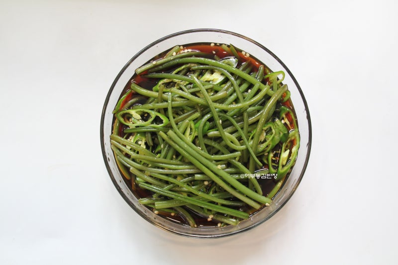 고구마 순 장아찌 황금 레시피 고구마 순 요리 장아찌 종류