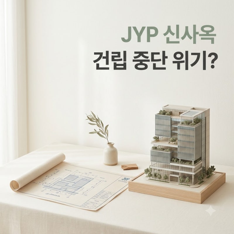 JYP 신사옥 건립 중단 위기, 755억 투자한 고덕강일 부지 보안 논란 총정리