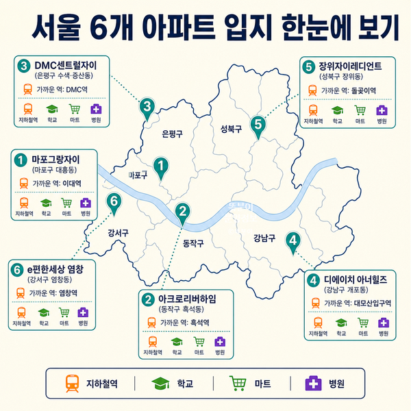 서울 행복주택 39형• 49형 단지 비교 | 청년·신혼부부 집중 단지명과 입지 분석