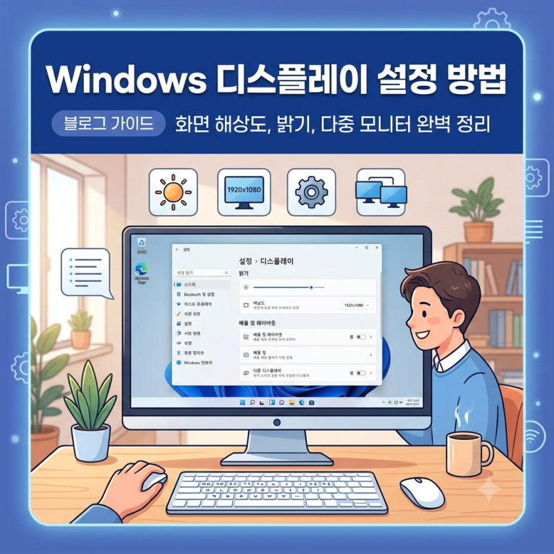Windows 디스플레이 설정 방법 총정리