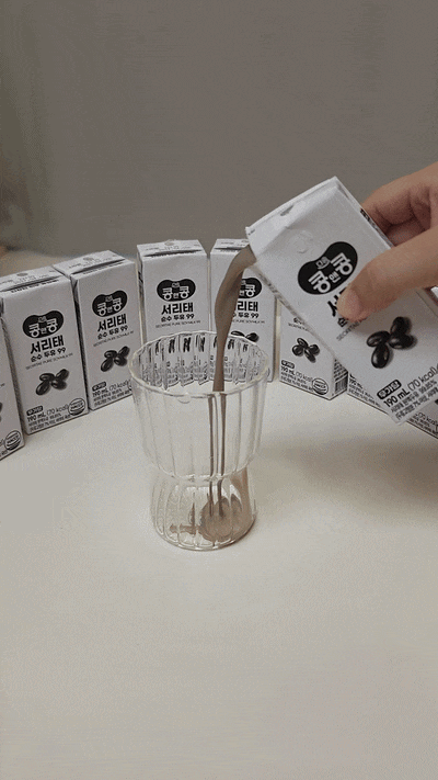콩앤콩 서리태 순수두유99 무가당 국산 검은콩두유로 가볍게 챙기기