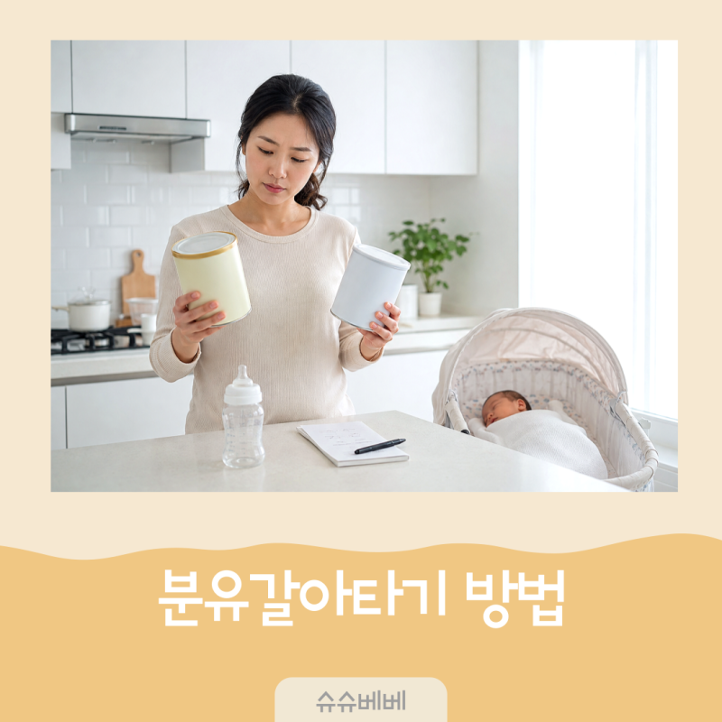 신생아 분유 갈아타기 교체 기간과 방법, 올바른 분유타는법