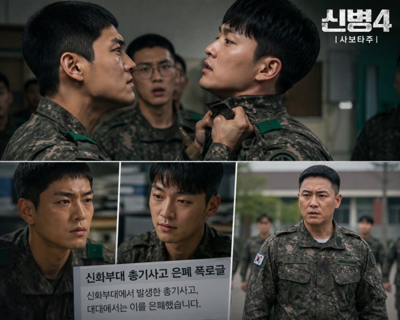 ‘신병4’ 김민호, 이원정 멱살잡이로 분노 폭발…자체 최고 3.6% 월화극 1위