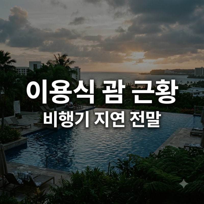 괌 가족 여행객 필독, 이용식 박수홍 70분 비행기 지연 속 빛난 각별한 손녀 사랑