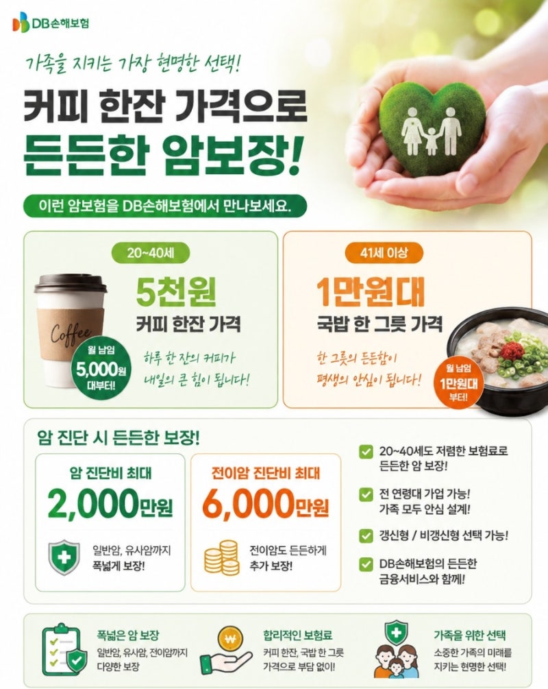 통큰 암보험 출시(미니암보험)