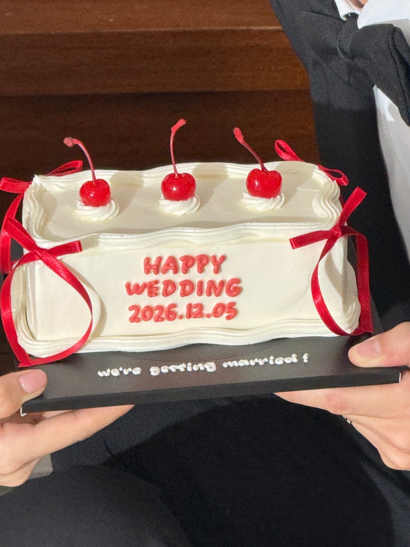 [웨딩] 부산 광안리 더케이크샵 주문 후기 – 부산 웨딩케이크, 레터링케이크 추천