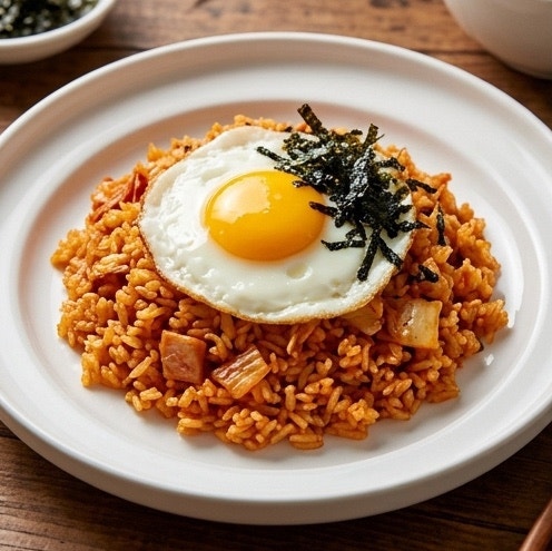 식당보다 맛있는!10분 초간단 스팸 김치볶음밥 황금레시피