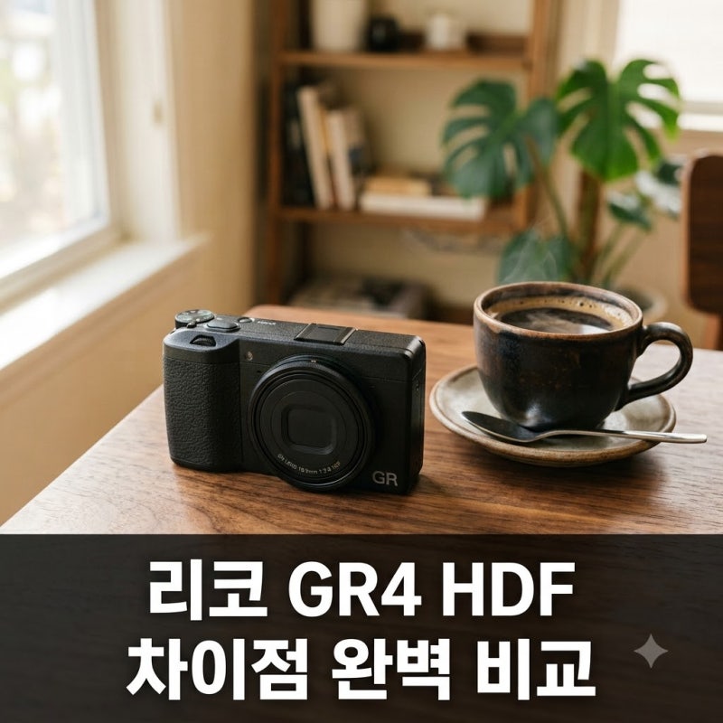 "이 돈 주고 또 산다고?" 리코 GR4 HDF 출시 가격과 차이점
