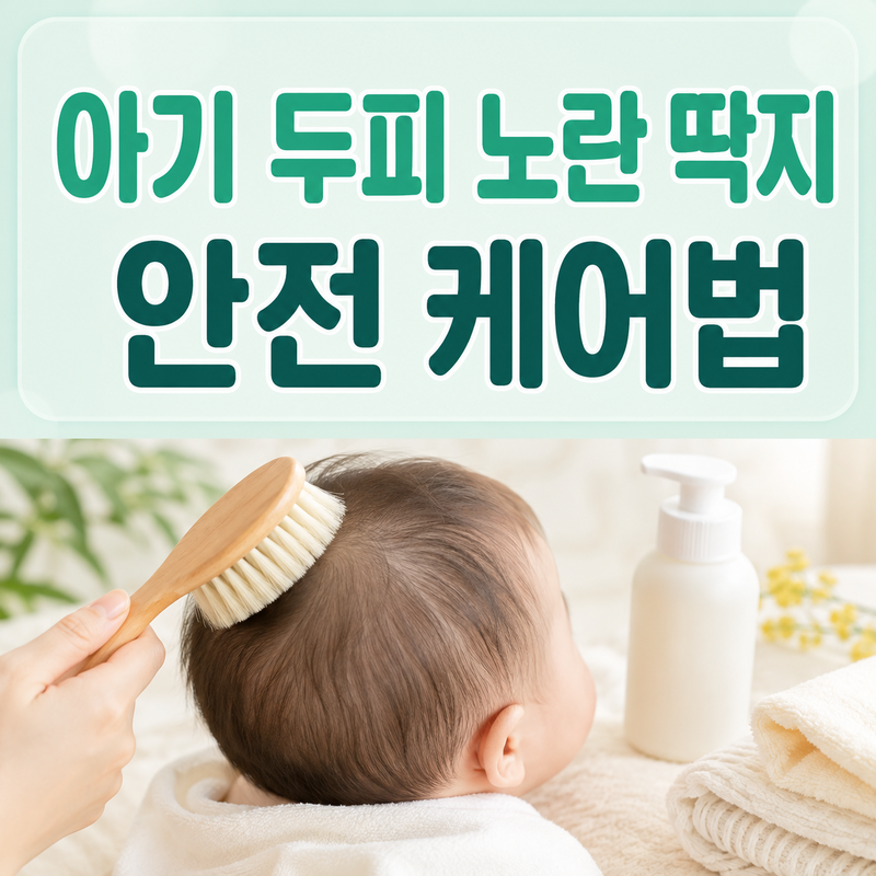 아기 두피 노란 딱지, 억지로 떼지 마세요! 유아 지루성 두피케어 추천 제품 TOP 5 & 안전한 케....