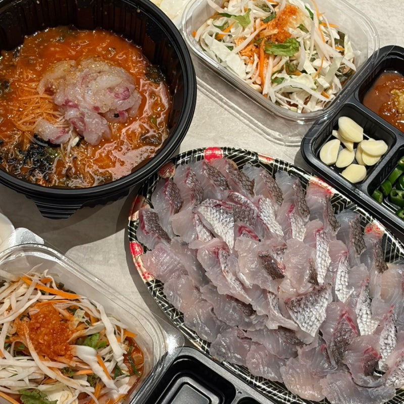 강릉 맛집 강릉 경포대 횟집 | 삼삼이네 경포대본점 참돔 유비끼 물회 포장 솔직후기