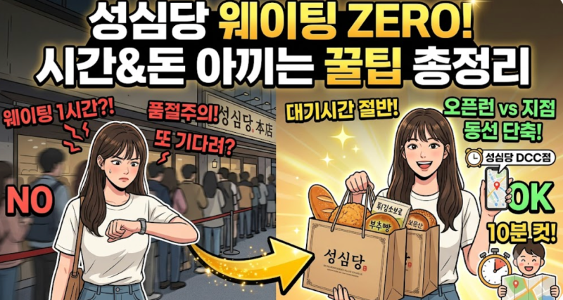 대전 성심당 웨이팅 없이 빵 사기? 예약부터 10분만에 무화과 시루 Get! 방법 공유합니다