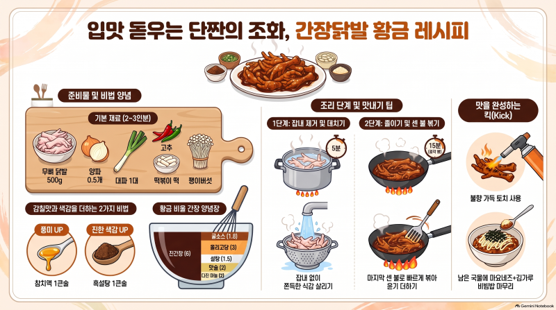 간장닭발 레시피